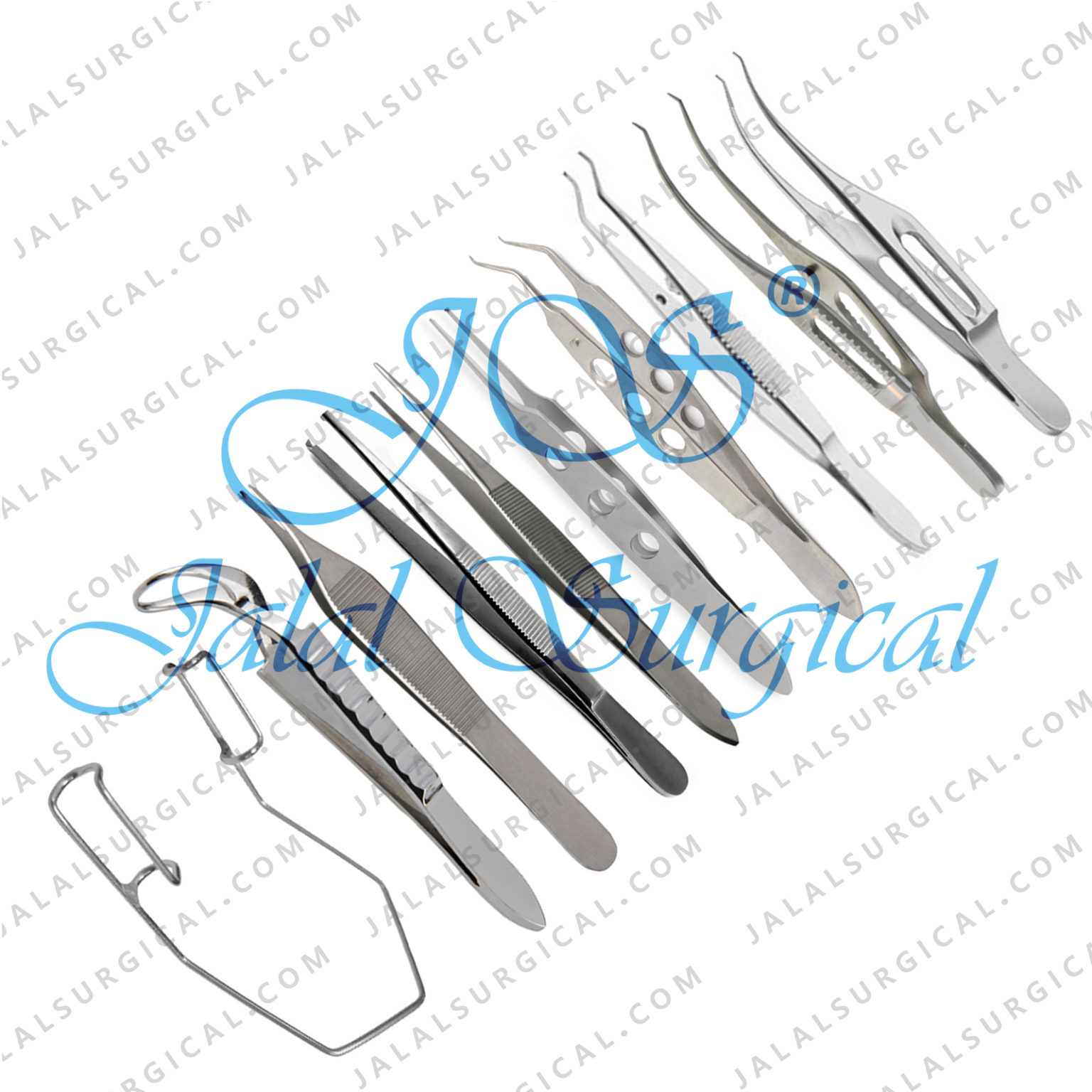 Minor Operating Ophthalmic Surgery Instruments Set Of Pieces Jalal