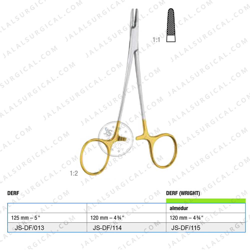 Stainless Steel Dull Needle Holder Forceps, Perfect Gripping For