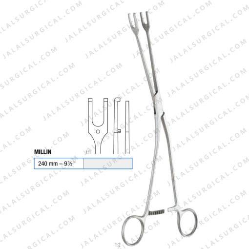 millin ligature carrying forceps