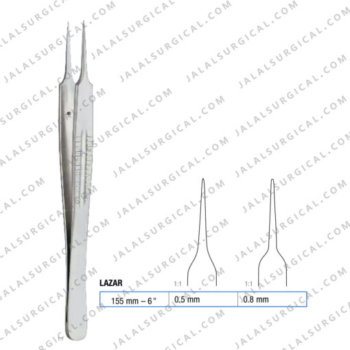 lazar micro suture tying forceps