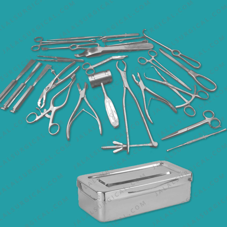 Basic Orthopedic Surgery Instruments Set Of 25 Pieces With Sterilizing ...