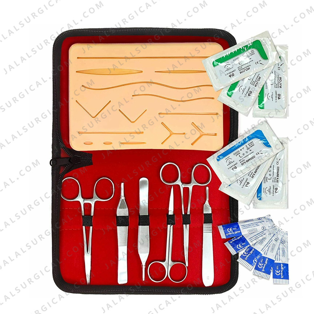 Suture Practice Kit | Kits of Medicine | HD Suture Guides Included |  Complete Suture Practice Kit for Medical Students, Veterinarians, Nurses 