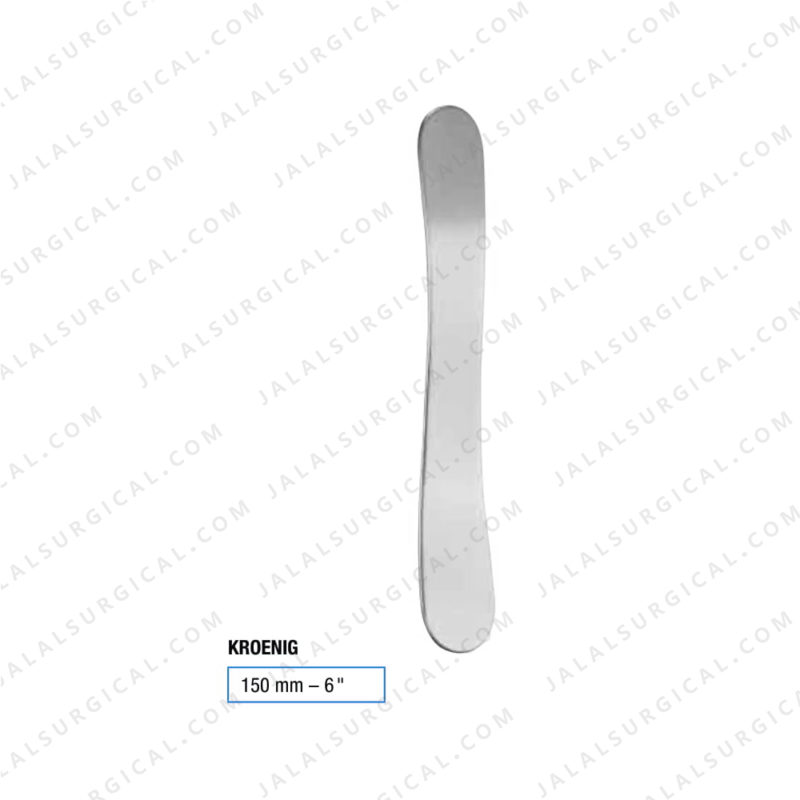 Kroenig Tongue Depressor 150 mm Stainless Steel Jalal Surgical