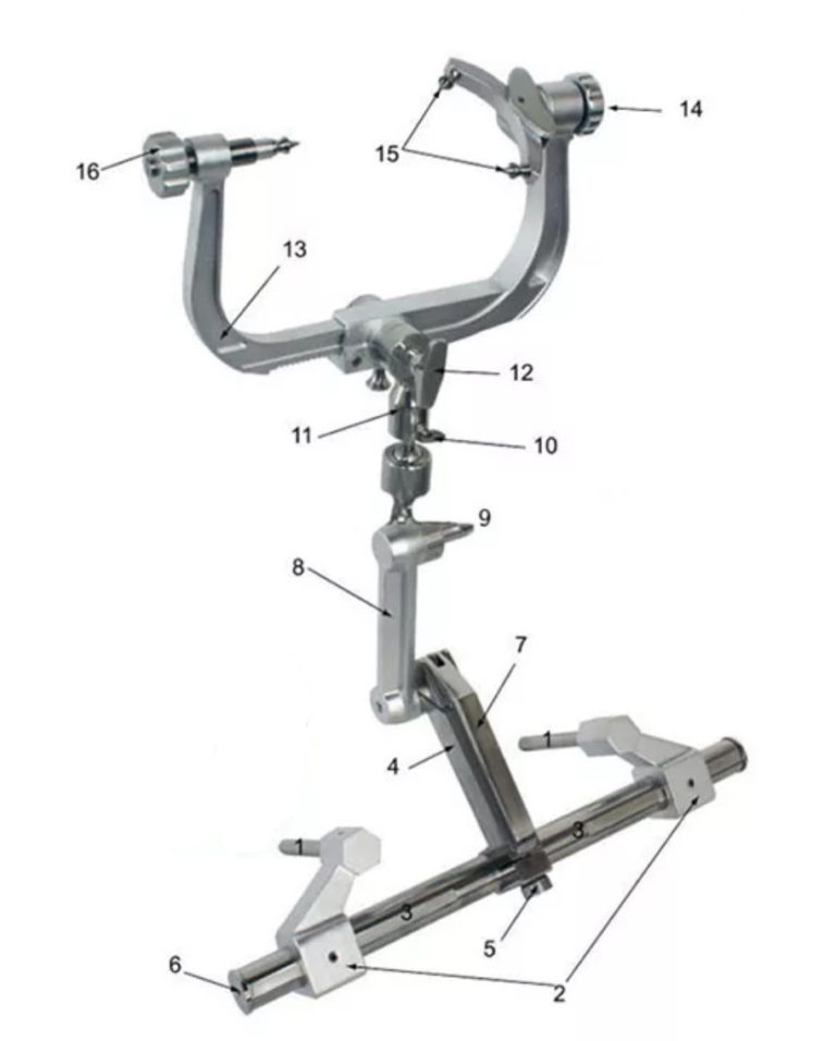 Skull Clamp Retractor Craniotomy Surgical Headrest System