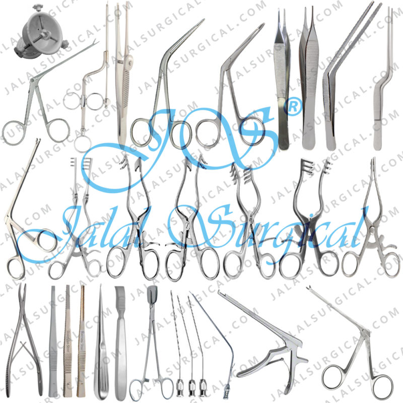 Mastoidectomy Tympanoplasty Ear Surgery Instrument Set - Jalal Surgical