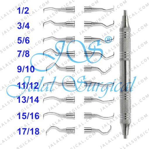 Dental Scaler Curette surgical instruments tool Kit