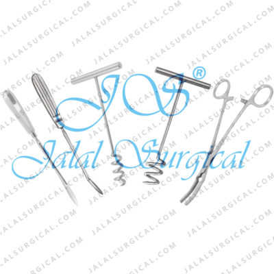 Myomectomy Surgery Instruments Set of 5 Pieces - Jalal Surgical