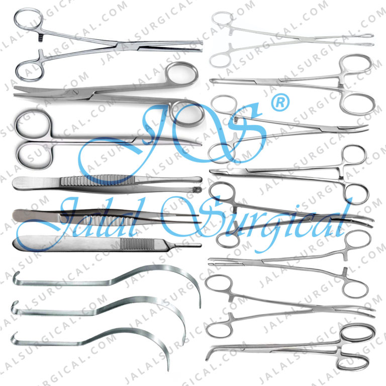 Abdominal Hysterectomy Surgical Instruments Set of 39 Pieces - Jalal ...