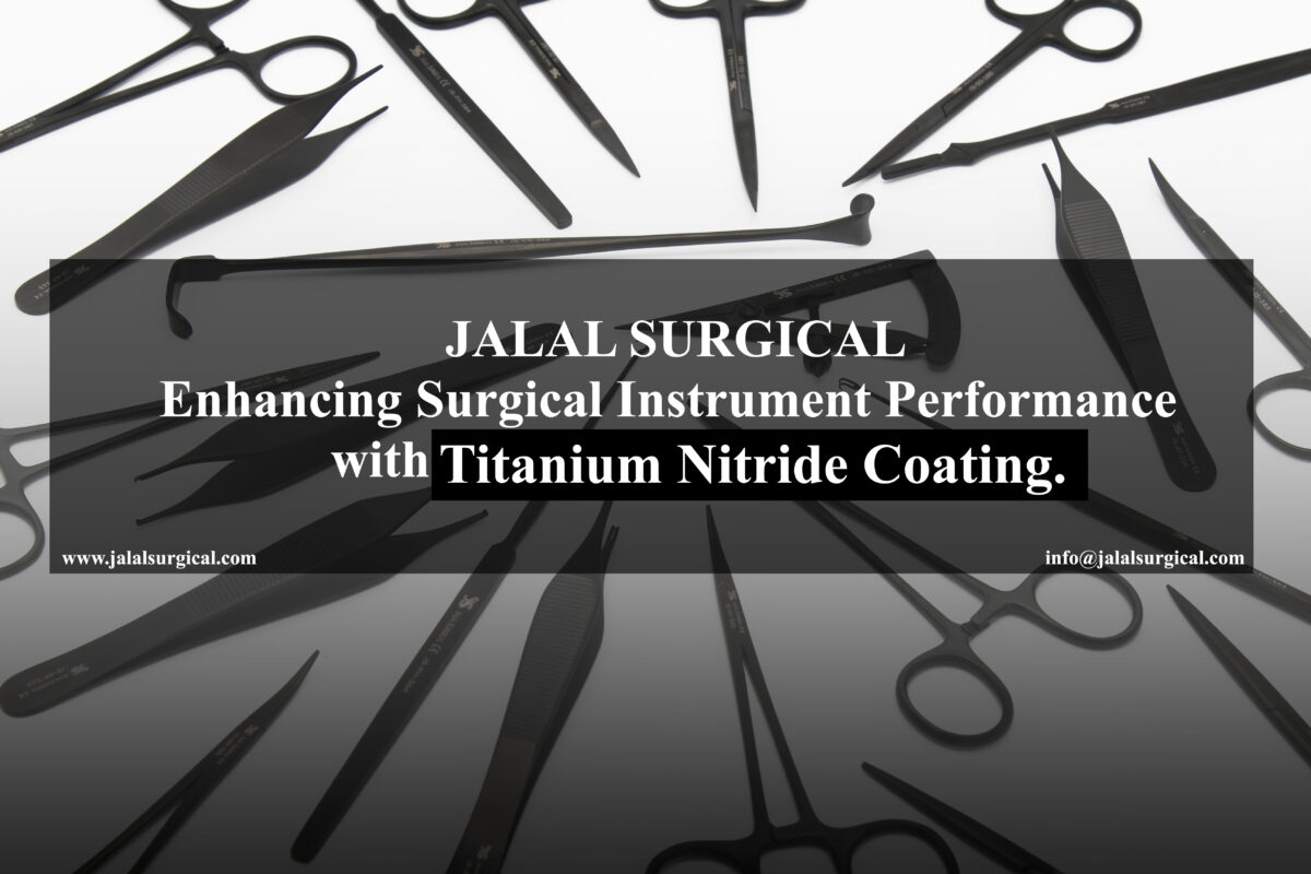 titanium nitride coating on surgical instruments